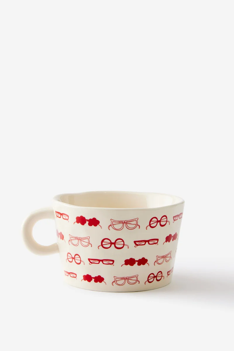 Typo Novelty Shaped Mug